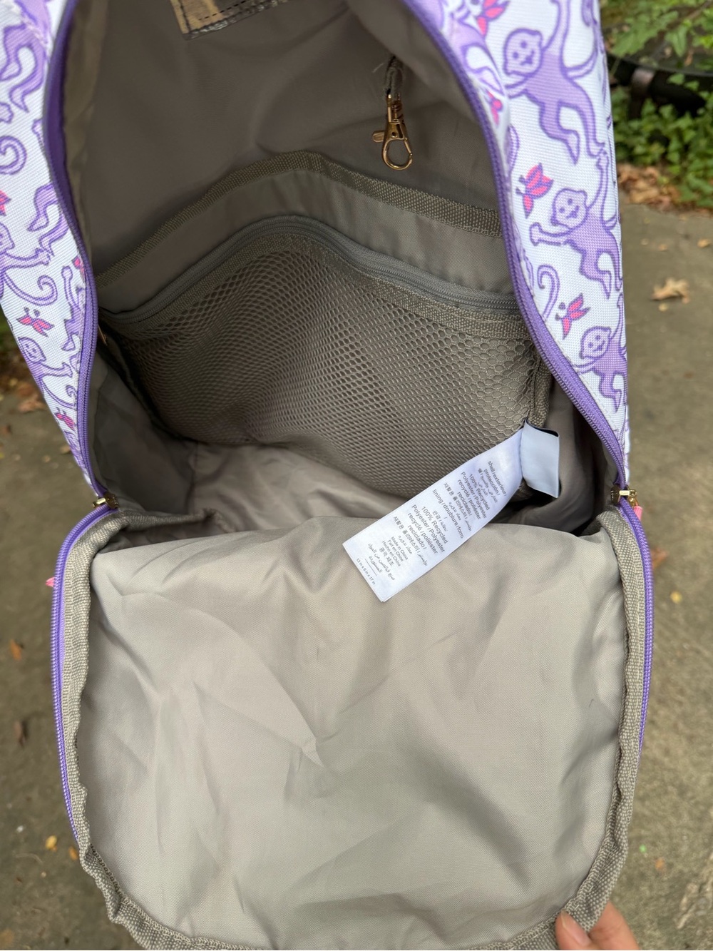 Roller Rabbit Pottery Barn Lilac Backpack - Picture 6 of 16
